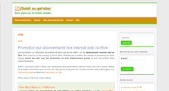Desktop Screenshot of choisirunoperateur.com